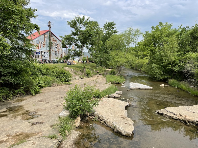Beautiful Creek Behind The Feed Mill in Nolensville, TN